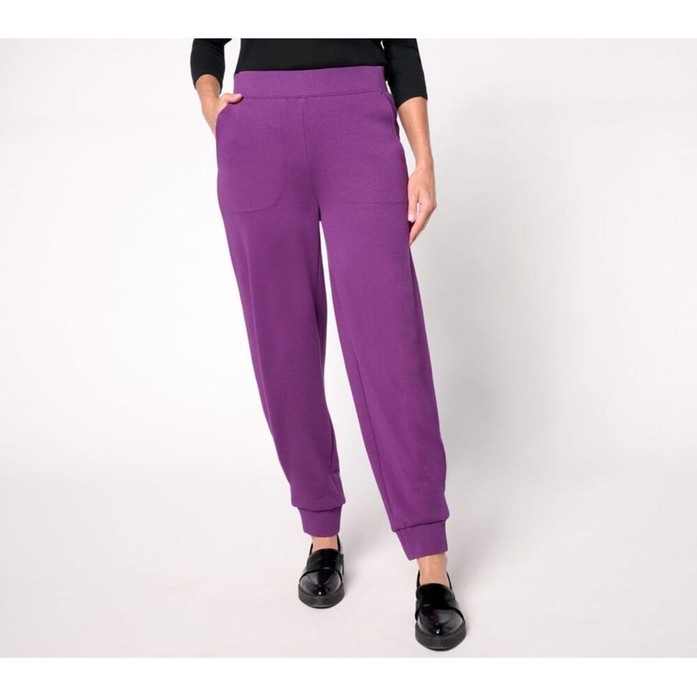 SUNNYLiFE Women's Pants Sz XL Carla Rockmore Collection Sculpted Purple